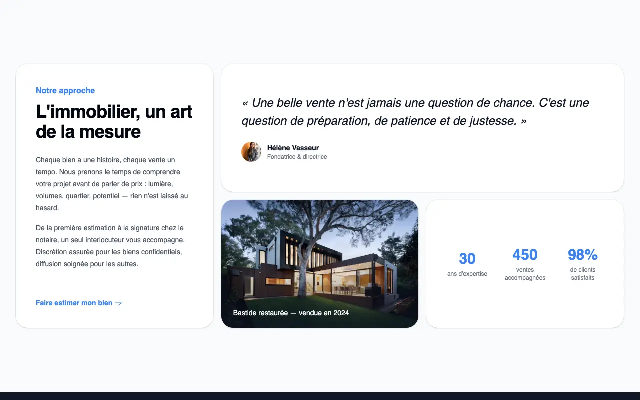 Split Editorial With Quote preview