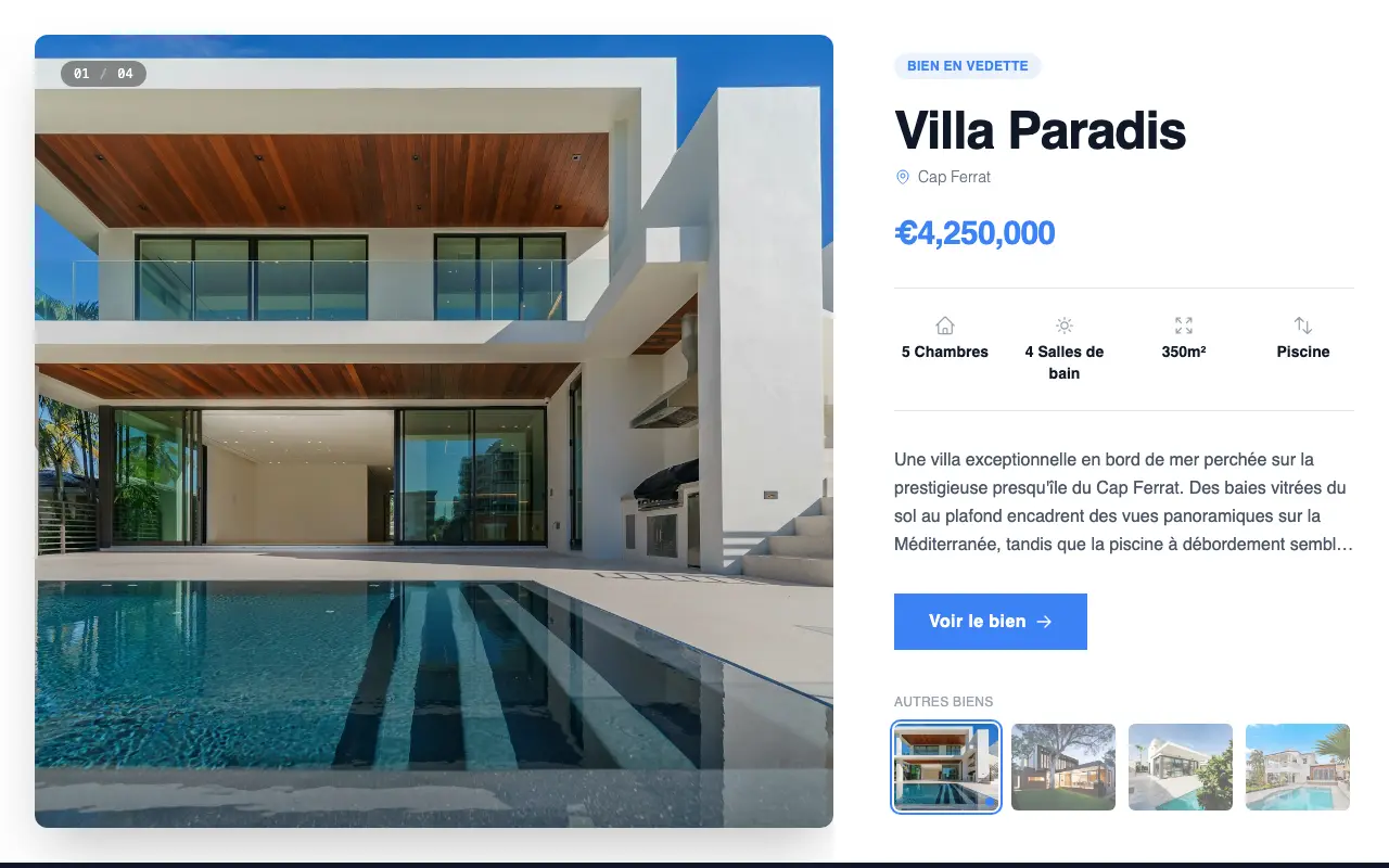 Split With Featured Property preview