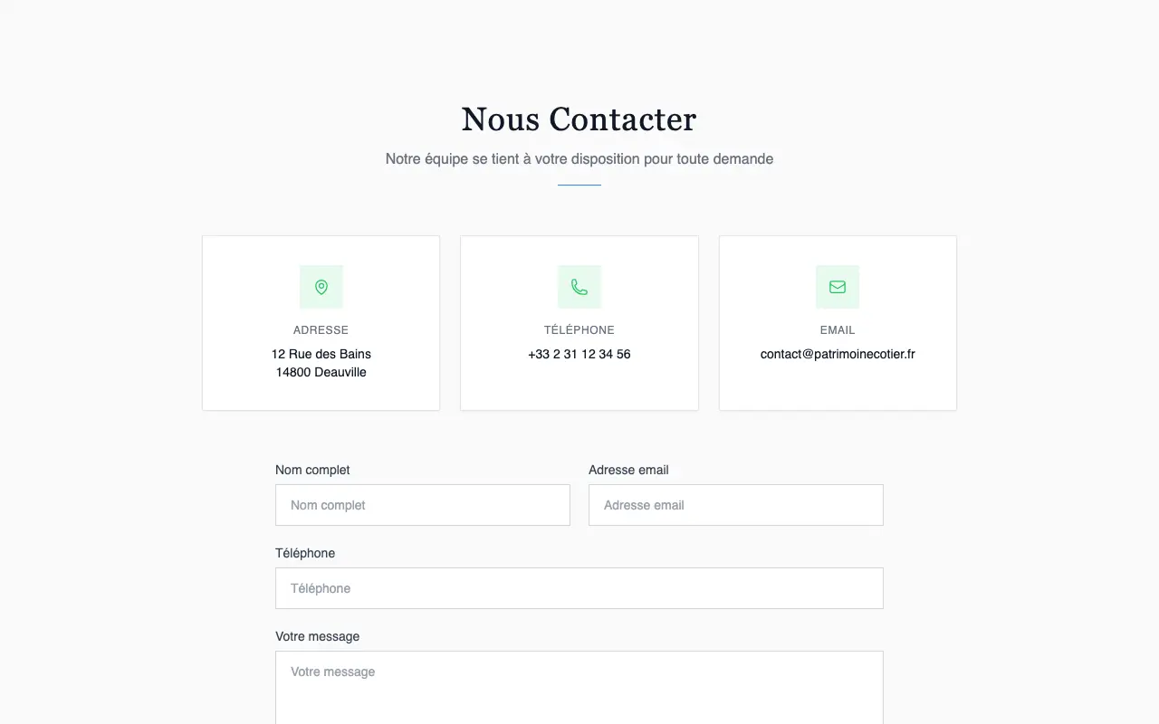 Classic Centered With Details preview