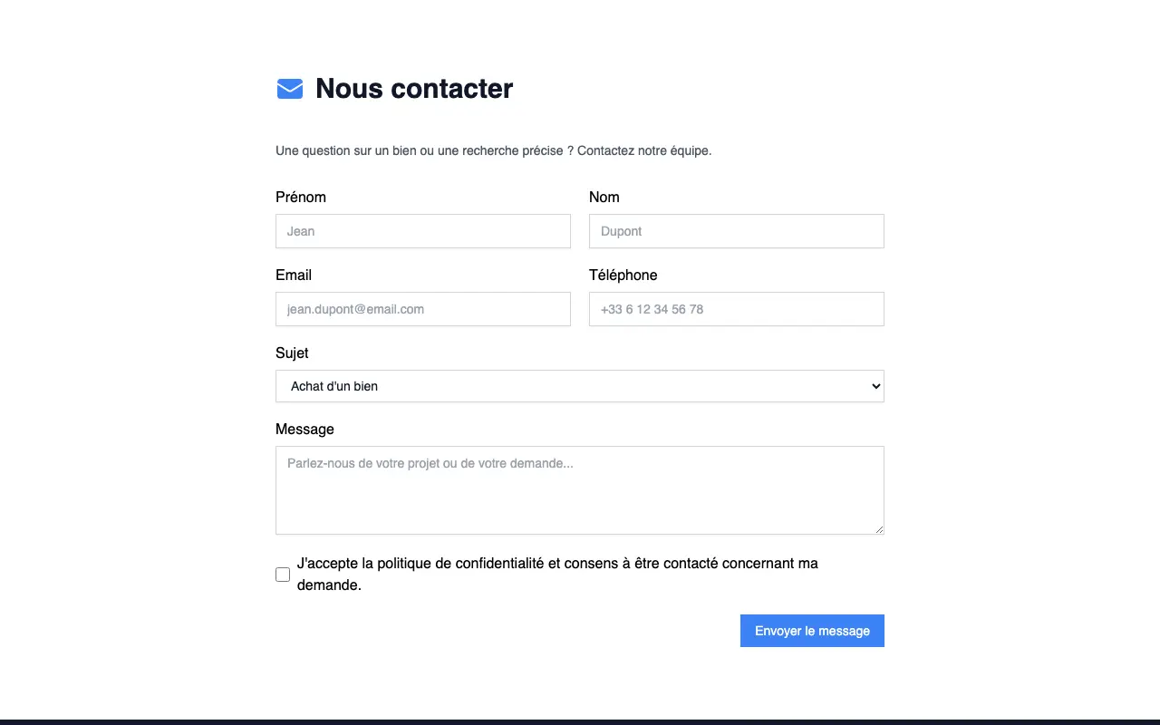 Simple Centered preview