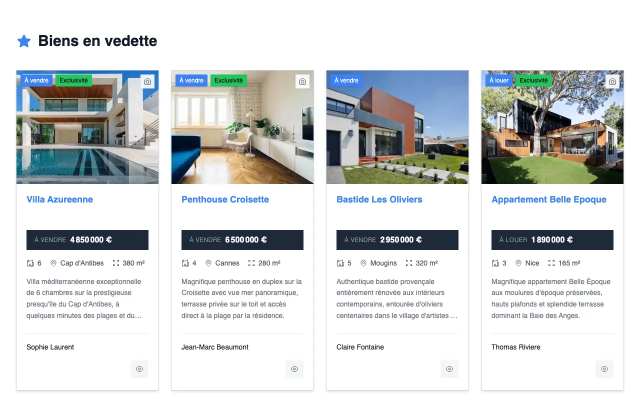 Featured Properties preview