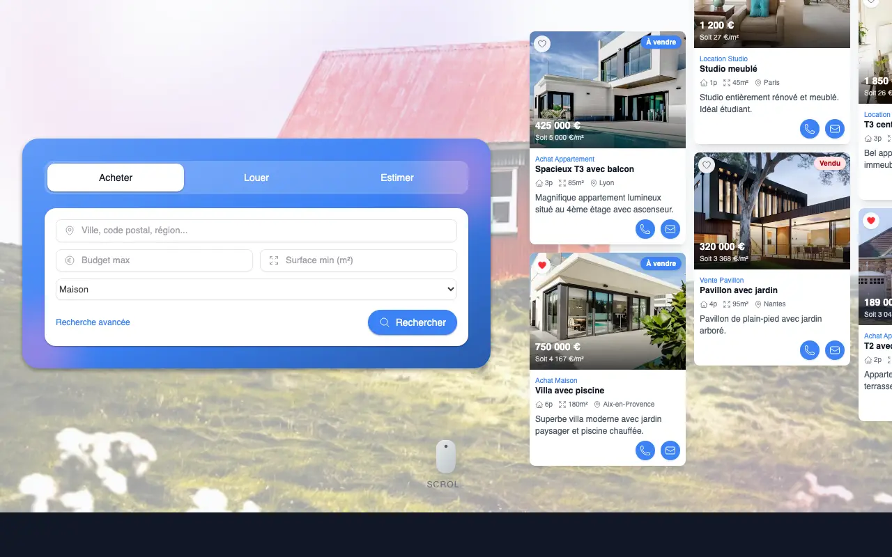 Simple Centered With Background Image preview